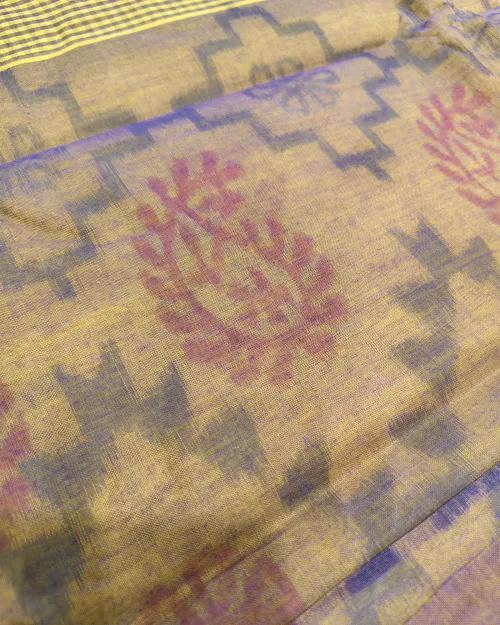 Green Color Tant Cotton Saree