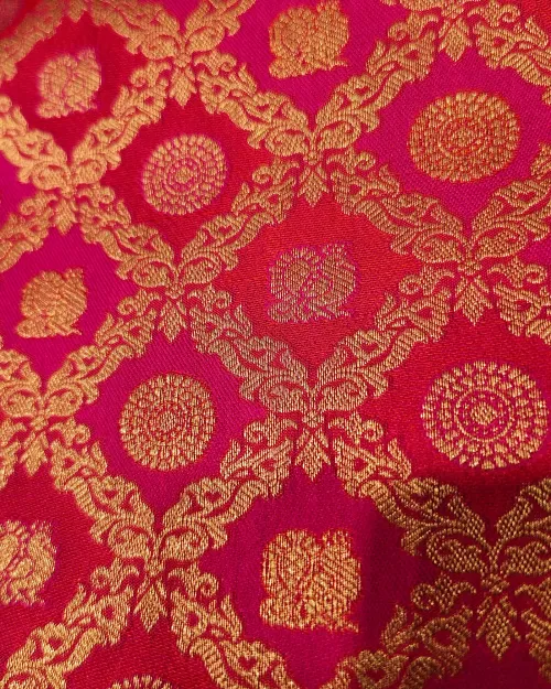 Purple Zari Work Pure Kanchipuram Silk Saree