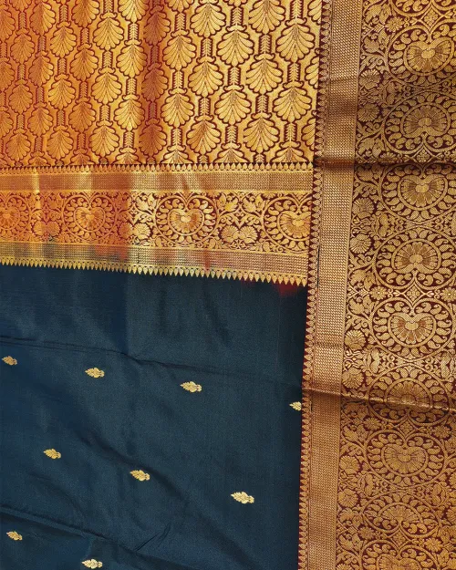 Black Zari Work Pure Kanchipuram Silk Saree