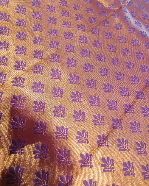 White Zari Work Silk Saree