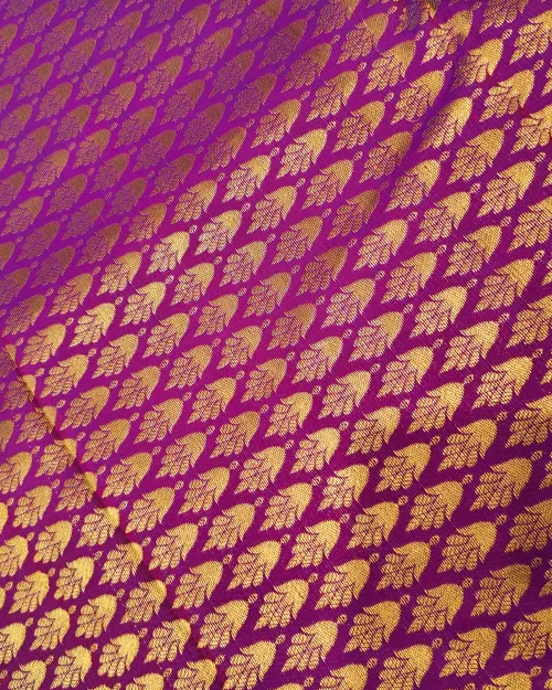 Purple Colour Pure Kanchipuram Silk Saree