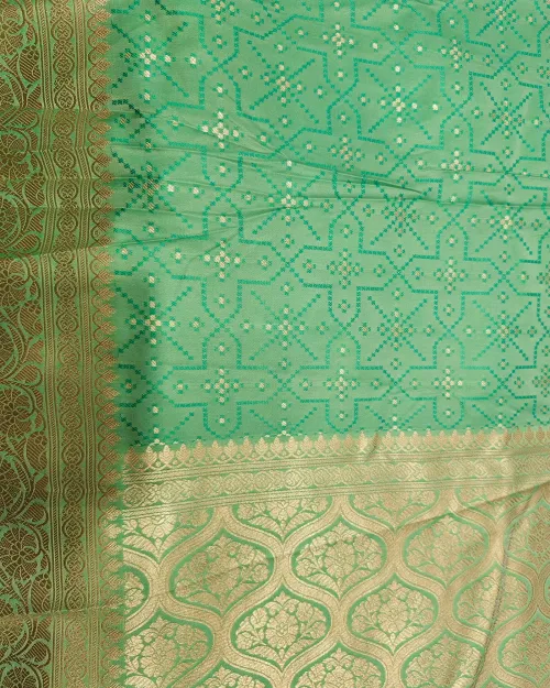 Light Green Kanchipuram Silk Saree