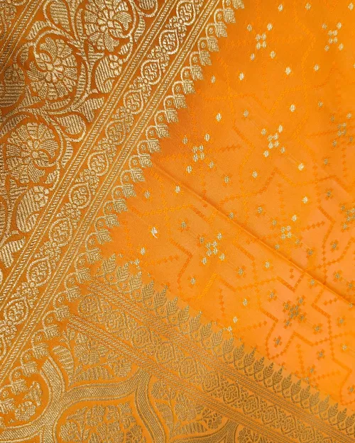 Peach Color Silk Saree