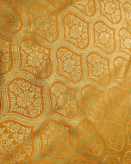 Peach Color Silk Saree