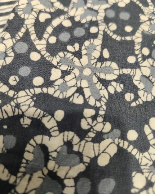 Grey Color Cotton Unstitched Suit Set