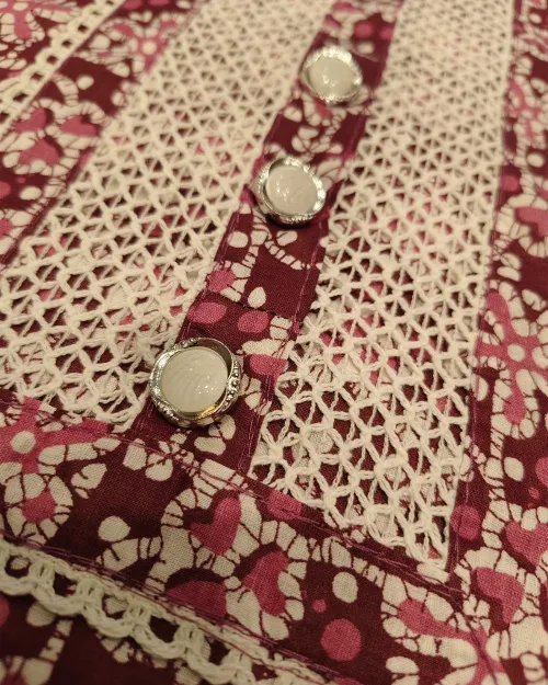 Light Purple Cotton Printed Unstitched Suit Set