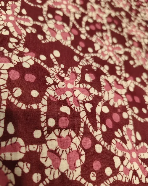 Light Purple Cotton Printed Unstitched Suit Set