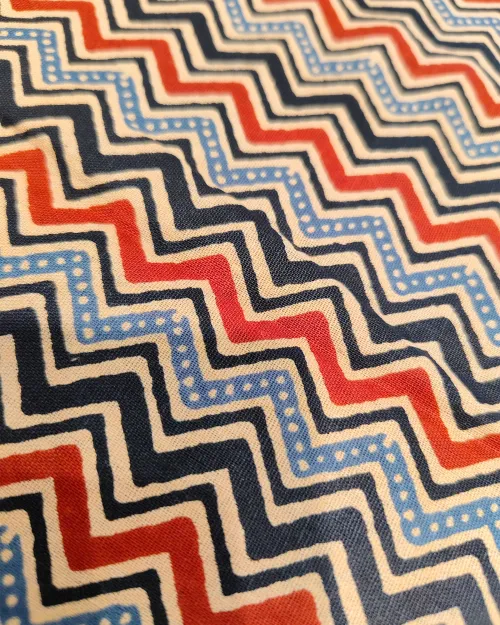 Black Color Cotton Printed Unstitched Suit Set