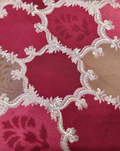 Maroon Colour Muslin Unstitched Printed Suit Set