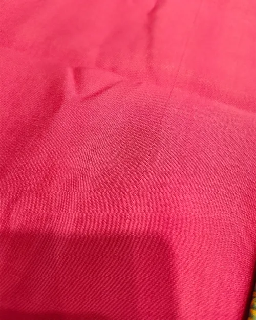 Multi Pink Color Unstitched Crepe Silk Suit Set