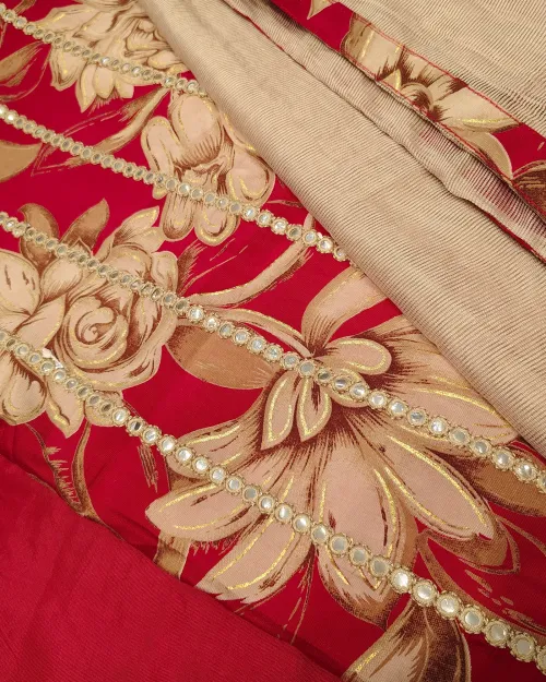 Rani Color Cotton Unstitched Suit Set
