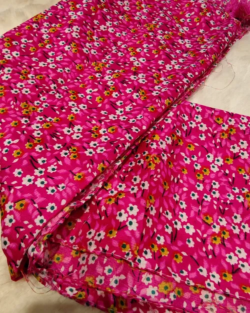 Pink Color Cotton Silk Dupatta