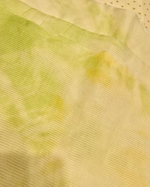 Light Green Cotton Unstitched Suit Set