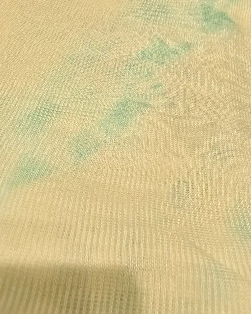 Ice Blue Color Cotton Unstitched Suit Set