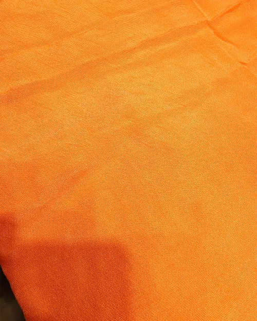 Orange Colour Georgette Unstitched Suit Set