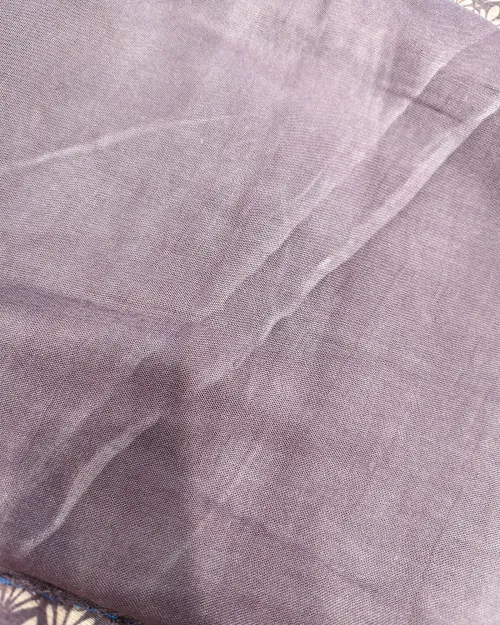 Dark Wine Cotton Unstitched Suit Set