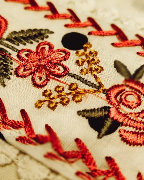 White Color Muslin Unstitched Suit Set