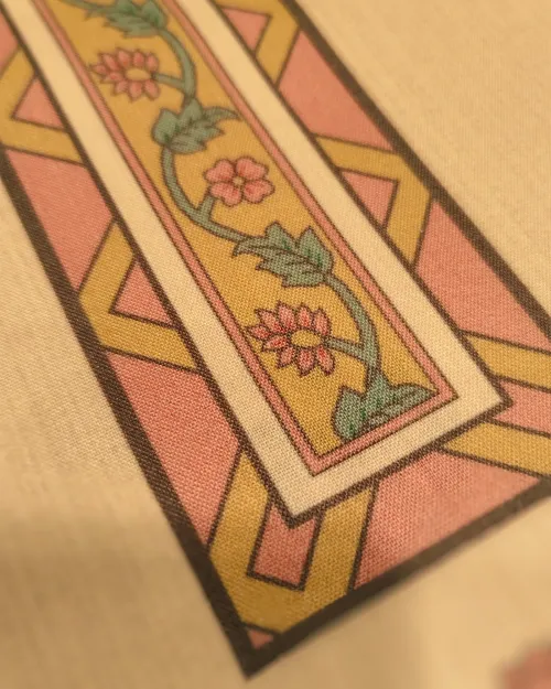 Light Cream Muslin Silk Unstitched Suit Set