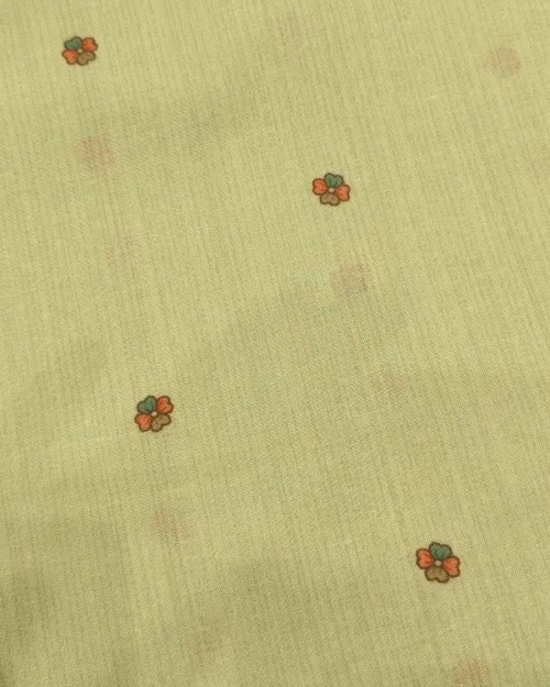 Ice Green Muslin Unstitched Suit Set