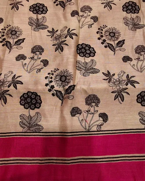 Pink Color Silk Unstitched Suit Set