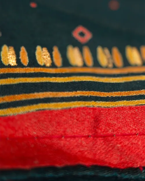 Teal Blue Color Muslin Cotton Unstitched Suit Set