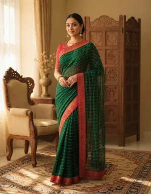 simple georgette saree blouse designs 