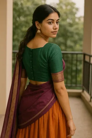 Latest Half Saree Blouse Designs