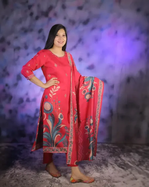 Rani Color Sequence Work Straight Suit