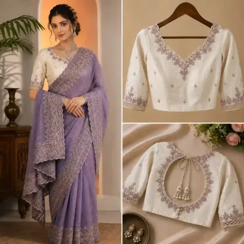 Cotton Saree Blouse Sleeves Designs